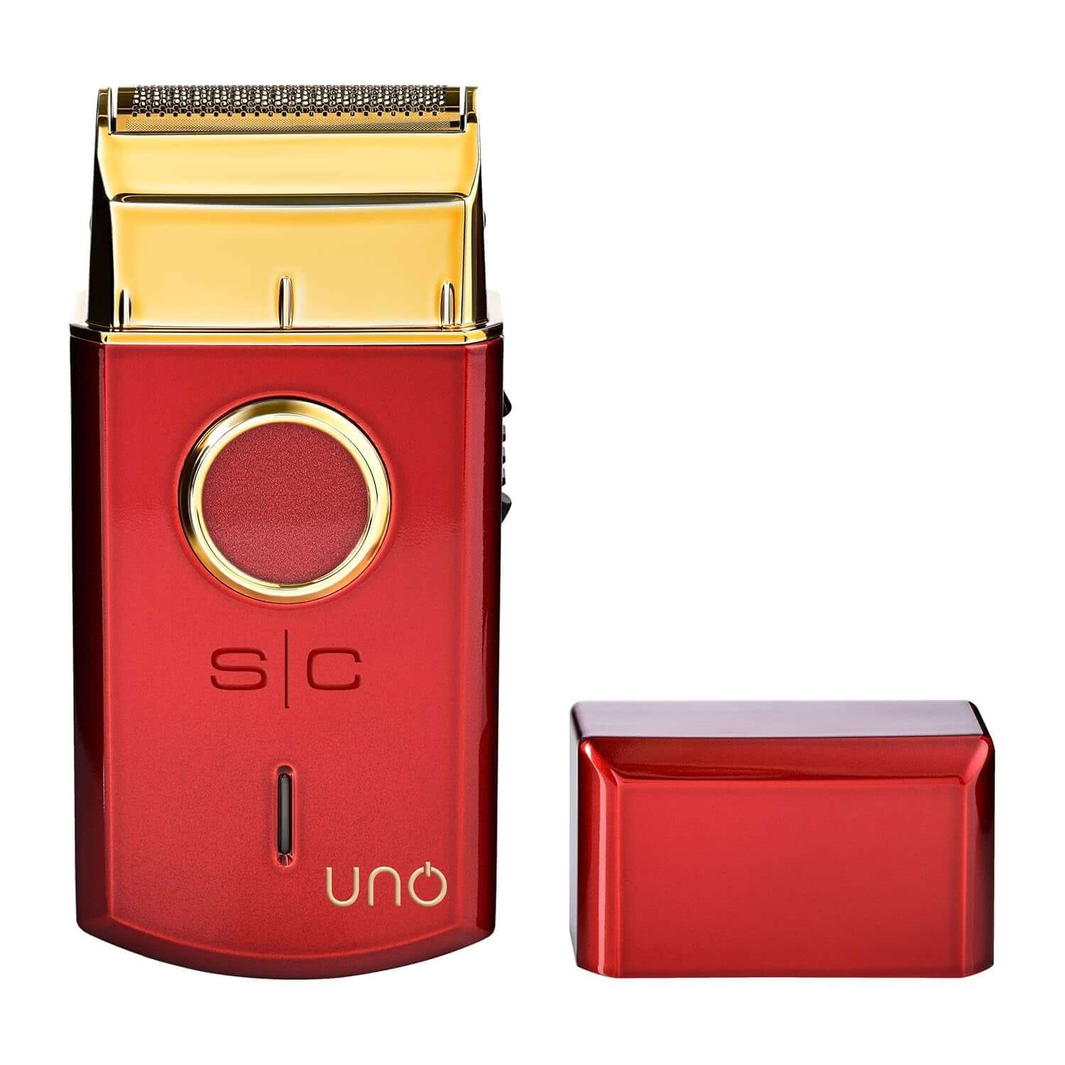 Uno Cordless Single Foil Shaver, Mini Travel Size, Portable, Gold Titanium Premium Head, Turbocharged Motor